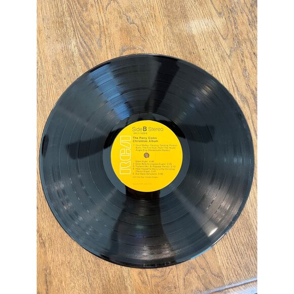 The Perry Como Christmas Album Vinyl Record ANL1-1929-B Silent Night - Picture 2 of 5